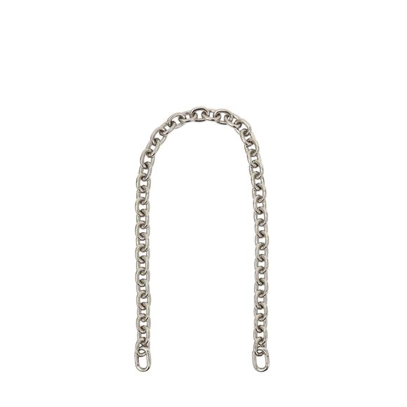 CLARE V. Shoulder Strap Silver Mini Link Chain in Silver - Picture 1 of 5